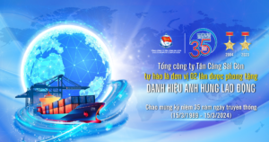 Chúc mừng 35 năm thành lập tổng công ty Tân Cảng Sài Gòn