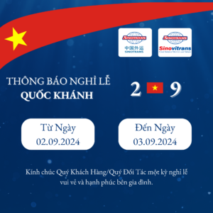 Sinotrans Sinovitrans Thông báo nghỉ lễ Quốc Khánh 02-09-2024 (1)